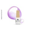 Flacon et nuancier du Liquid Polygel LPG7 - Purple - GEL.IT.UP, un mauve clair pastel.