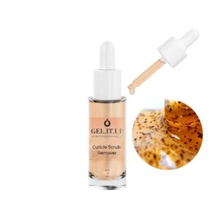Cuticle Scrub Remover / Exfoliant Cuticules – GEL.IT.UP. Flacon de 5ml avec pipette.