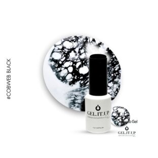 Cobweb Black Gel Nail Art – 11 ml
