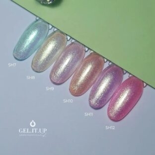 GEL.IT.UP - Vernis semi-permanent Shimmer. Des couleurs irisées et lumineuses.