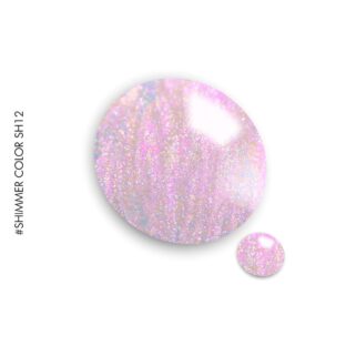 GEL.IT.UP - Vernis semi-permanent Shimmer Color SH12 - 11ml. Une nuance rose/pink irisée, effet sirène.