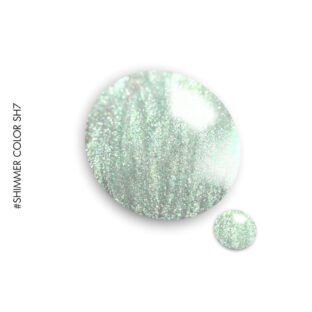 GEL.IT.UP - Vernis semi-permanent Shimmer Color SH7 - 11ml, un bleu irisé effet sirène.